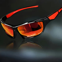 Polarisierte Sport Sonnenbrille UV Schutz Outdoor Aktivitäten - Orange