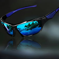 Polarisierte Sport Sonnenbrille UV Schutz Outdoor Aktivitäten - Blau