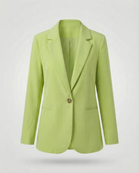 Yvonne | Damen Blazer Paspeltaschen – Blazer mit Paspeln Klassisch Büro 2026 - Grün