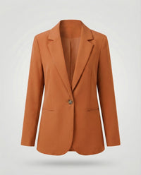 Yvonne | Damen Blazer Paspeltaschen – Blazer mit Paspeln Klassisch Büro 2026 - Orange
