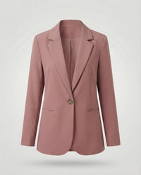Yvonne | Damen Blazer Paspeltaschen – Blazer mit Paspeln Klassisch Büro 2026 - Rosa