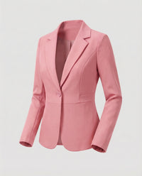Rosemarie | Damen Kurzblazer Dreiviertellärmel – Kurzblazer 3/4 Ärmel Sommer 2026 - Rosa