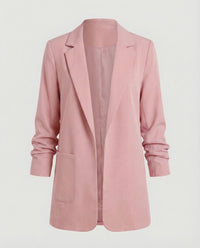 Traute | Damen Kastiger Longblazer – Oversize Longblazer Kastig Modern 2026 - Rosa