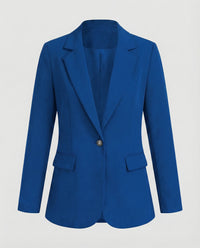 Urlike | Damen Reverskragen Longblazer – Longblazer Reverskragen Formell 2026 - Blau
