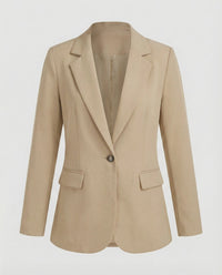 Urlike | Damen Reverskragen Longblazer – Longblazer Reverskragen Formell 2026 - Rosa