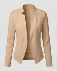 Xanthippe | Damen Stehkragen Sakko Blazer – Cleaner Sakko Stehkragen Modern 2026 - Apricot