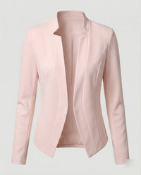 Xanthippe | Damen Stehkragen Sakko Blazer – Cleaner Sakko Stehkragen Modern 2026 - Aprikose
