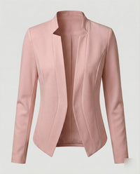 Xanthippe | Damen Stehkragen Sakko Blazer – Cleaner Sakko Stehkragen Modern 2026 - Rosa