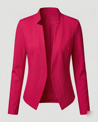 Xanthippe | Damen Stehkragen Sakko Blazer – Cleaner Sakko Stehkragen Modern 2026 - Rot