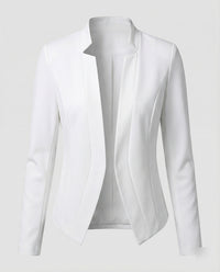 Xanthippe | Damen Stehkragen Sakko Blazer – Cleaner Sakko Stehkragen Modern 2026 - Schwarz