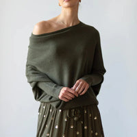 Sophia | Weicher Vielseitiger Pullover - Grün