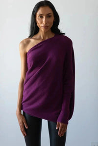 Sophia | Weicher Vielseitiger Pullover - Lila