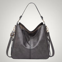 Allison | Damen Schicker Vielseitiger Leder Tasche - Grau