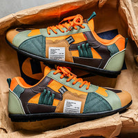 Mats | Bunte Retro-Sneaker - Orange