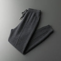 Leon | Turin Merino-Herrenhose für stilvolle Looks - Dunkelgrau