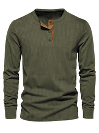 Easton™ | Klassisches Herren-Langarmshirt - Grün