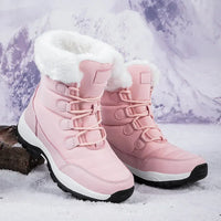 Nordika™-Stiefel mit kuscheligem Futter und rutschfester Sohle / Sicherheit und Wärme für extreme Kälte! - Pink