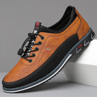Milan™ Premium-Ledersneaker mit Schnellverschluss-System - Hellbraun