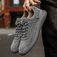 Helena | Damen Casual Wildleder Sneaker - Grau
