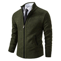 Anton | Eleganter Premium-Cardigan - Grün