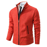 Anton | Eleganter Premium-Cardigan - Rot