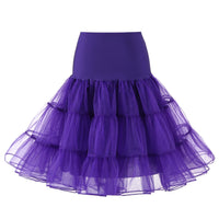 Freja - Tüll-Unterrock im Vintage-Stil für Damen - Lila