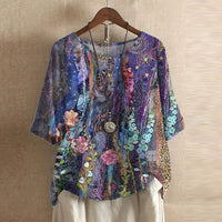 Anie™ - Bluse im Retro-Stil - Lila