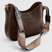 Ophelia | Elegante Schultertasche - Dunkelbraun