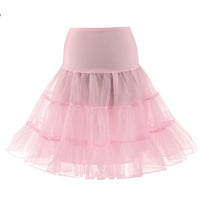 Freja - Tüll-Unterrock im Vintage-Stil für Damen - Rosa