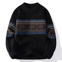 Clara | Herren-Strickpullover nordisch & stylisch - Schwarz