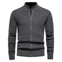 Ottmar | Exklusive Baumwoll-Cardigan - Grau