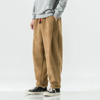 Herren-Sweatpants mit Kordelzug und Taschen - Khaki