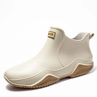 Herren Regenstiefel mit rutschfester Sohle - Beige