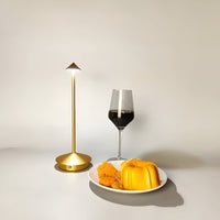 Moderne LED Tischlampe Dimmbar Aluminium Kabellos Designlampe - Gold