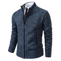Anton | Eleganter Premium-Cardigan - Blau