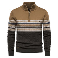 Herrenpullover mit Rundhalsausschnitt - PHILIP - Khaki