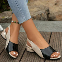 Gloria | Elegante orthopädische Sandale für Damen - Schwarz
