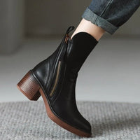 Selene | Damen Stiefeletten - Schwarz