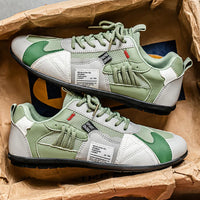 Mats | Bunte Retro-Sneaker - Grün