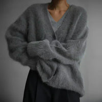 Großer Pullover Aus Kaschmir - Dunkelgrau