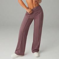Barcelona™ Damenhose mit hohem, formendem Bund und geradem, lockerem und komfortablem Schnitt - Violett