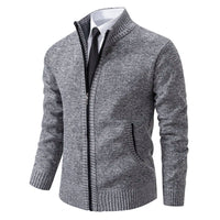 Anton | Eleganter Premium-Cardigan - Grau