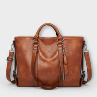 Verena | Damen Komfort Leder Tasche - Braun
