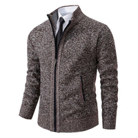 Anton | Eleganter Premium-Cardigan - Braun