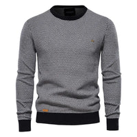 Steinmann | Herrenpullover mit Rautenmuster - Schwarz