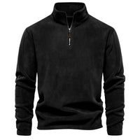 ROMAN - Warmer Herren Langarm-Pullover - Schwarz