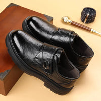 Herren-Schuh Westbury™ aus hochwertigem Leder mit weicher Sohle / Elegante Raffinesse für die Arbeit und besondere Anlässe. - Schwarz