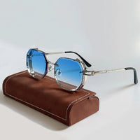 Sonnenbrille mit leichtem Rahmen für Erwachsene | Ideal für den Sommer - Blau