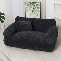 Modern Haus™ Haustierbett im Sofa-Design mit Premium-Design und Kuscheligem Komfort - Dunkelgrau
