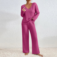 Sophie™ - Geripptes Zweiteiliges Set - Rosa
